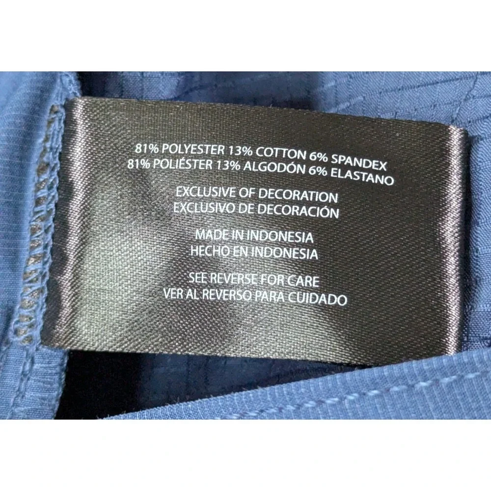 Banana‎ Republic Mens Core Temp Chino Shorts 38 Blue Solid